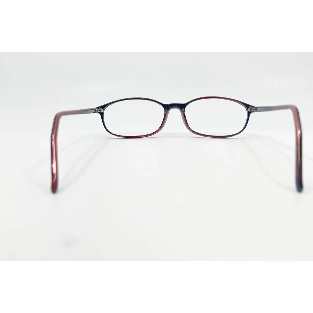 Equinox Eyeglasses Womens Burgundy Oval Full Rim Frames 18-140